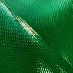 Ткань ПВХ 600 гр/м2 плотная (Ширина 1,5м), цвет Зелёный (на отрез) в Калуге