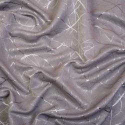 Ткань Блэкаут для штор светозатемняющая 75% (Ширина 280см) &quot;Ледовое тиснение цвет Серый&quot; (на отрез) в Калуге