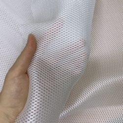 Сетка 3D трехслойная Air mesh 160 гр/м2 (Ширина 150см), цвет Белый (на отрез) в Калуге
