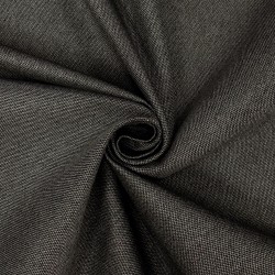 Ткань Рогожка (мебельная) (Ширина 140см), цвет Тёмно-Серый (на отрез) в Калуге