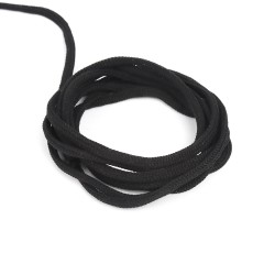 Шнур для одежды 4,5 мм, цвет Чёрный (на отрез)  в Калуге
