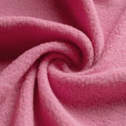 Флис Односторонний 130 гр/м2, цвет Розовый (на отрез)  в Калуге