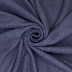 Ткань Флис Односторонний 130 гр/м2 (Ширина 150см), цвет Темно-серый (на отрез) в Калуге