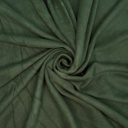 Ткань Флис Односторонний 130 гр/м2 (Ширина 150см), цвет Темный хаки (на отрез) в Калуге