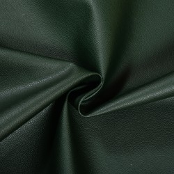 Эко кожа (Искусственная кожа) (Ширина 138см, цвет Темно-Зеленый (на отрез) в Калуге