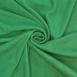 Ткань Флис Односторонний 130 гр/м2 (Ширина 150см), цвет Зелёный (на отрез) в Калуге