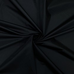 Ткань Дюспо 240Т  WR PU Milky (Ширина 150см), цвет Черный (на отрез) в Калуге