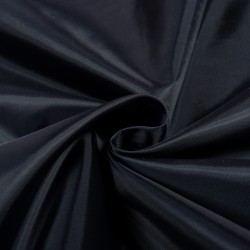 Ткань подкладочная Таффета 190Т (Ширина 150см), цвет Темно-Синий (на отрез) в Калуге