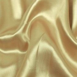 Ткань Атлас-сатин ЛЮКС, цвет Золотой (на отрез)  в Калуге