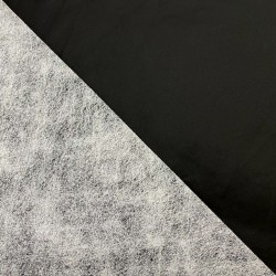 Ткань для чехлов на уличную мебель 260 г/м2 (Ширина 180см), цвет Чёрный (на отрез) в Калуге