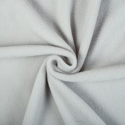 Ткань Флис Односторонний 180 гр/м2 (Ширина 150см), цвет Светло-Серый (на отрез) в Калуге