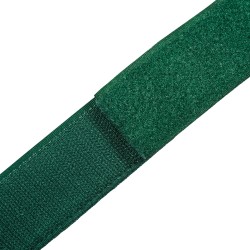Контактная лента 40мм (38мм) цвет Зелёный (велькро-липучка, на отрез) в Калуге