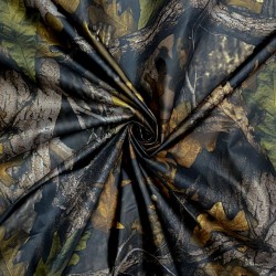 Ткань Оксфорд 210Д ПУ (Ширина-1,48м) камуфляж &quot;Темный лес&quot; в Калуге