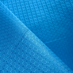 Ткань Oxford 300D PU Рип-Стоп СОТЫ, цвет Голубой (на отрез) в Калуге