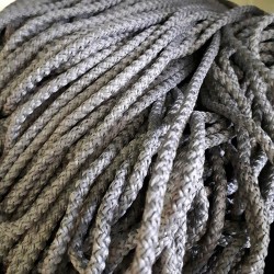 Шнур с сердечником, цвет Серый (плетено-вязанный, плотный) в Калуге