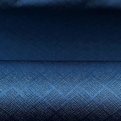 Ткань Блэкаут для штор светозатемняющая 100% (Ширина 280см)  &quot;Орнамент Синий&quot; (на отрез) в Калуге